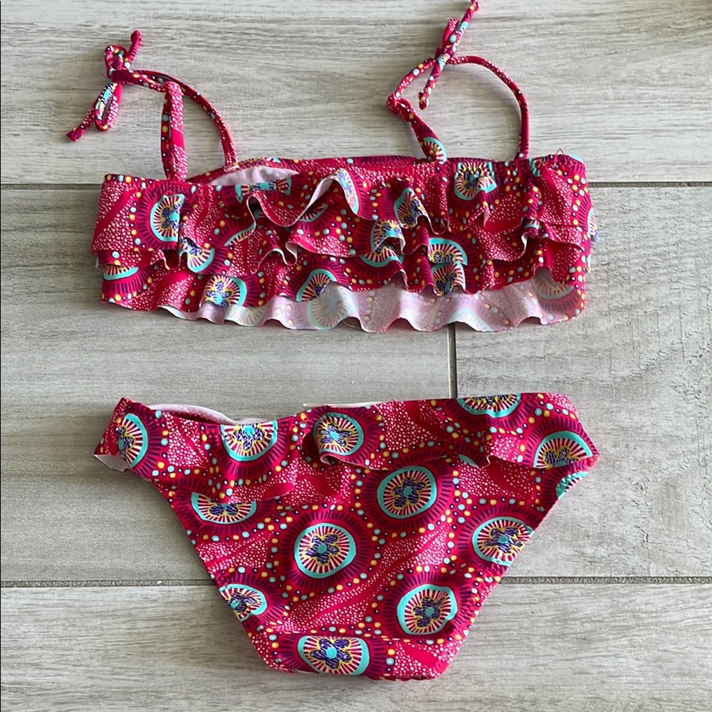 Colorful Patterned Bikini Set - Picture 3 of 3